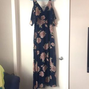 Lulus floral maxi dress